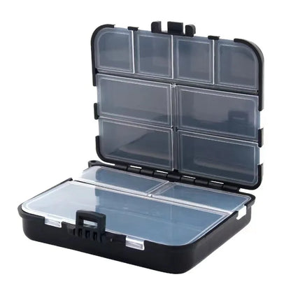 Portable Fishing Tackle Bait Storage Boxes: Double-Sided Organizer for Lures and Hooks - Mini Utility Fishing Box