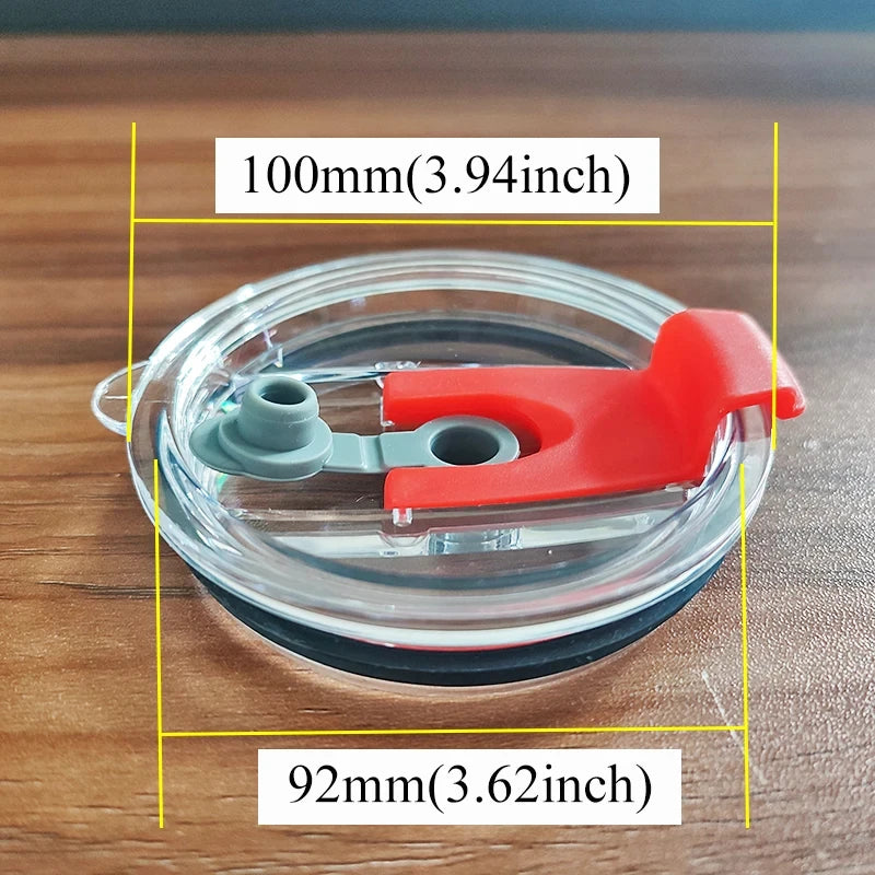 Y-Sealing Cup Lid — 12/16/20/30oz Spill-Proof Replacement for Ozark Trail, RTIC & Yeti