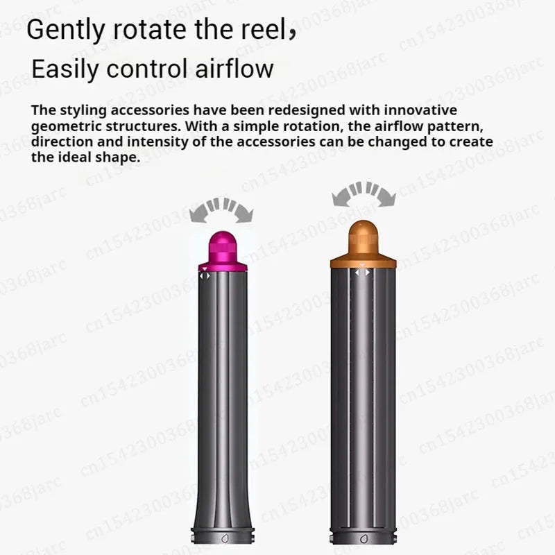 Upgraded Automatic Curling Nozzle Adapter for Dyson Supersonic Hair Dryer – Nural HD16 HD15 Cylinder Comb Accessory