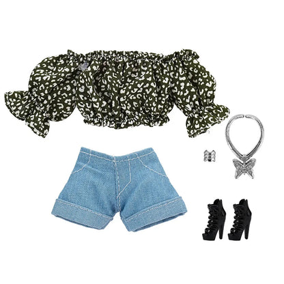 11.5" Doll Clothes Set – Knitted Sweater, Pants, Hat & Shoes for 30cm 1/6 BJD Dolls Accessories