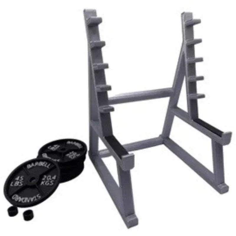 Portable Gym Theme Pen Storage & Display Rack : Squat Rack Decoration Desk Barbell Holder