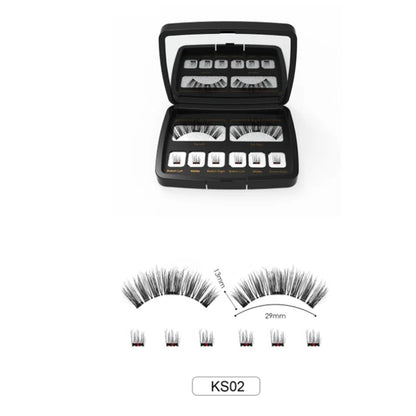 3D Magnetic Eyelashes – Soft, Reusable False Mink Lashes for Easy Wear & Beauty Makeup