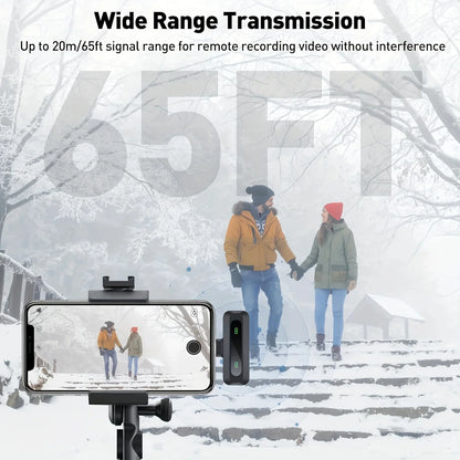 Xiaomi Wireless Lavalier Microphone – Portable Mini Mic for Audio, Video Recording & Livestreaming on iPhone & Android