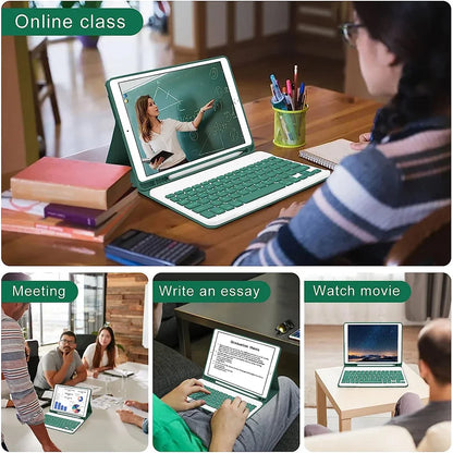 iPad 10th Generation 2022 Case – 10.9 Inch with Detachable Wireless Bluetooth Keyboard & Tablet Cover