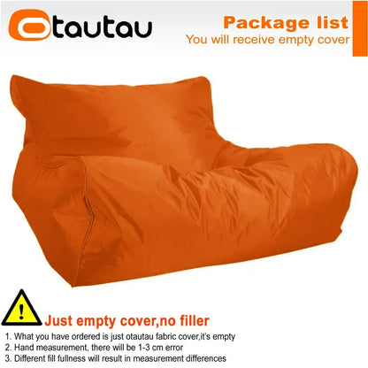 OTAUTAU Waterproof Floating Bean Bag Lounger Cover – Swimming Pool Sofa Bed Pouf, No Filler Chaise Lounge Recliner Puff SF019