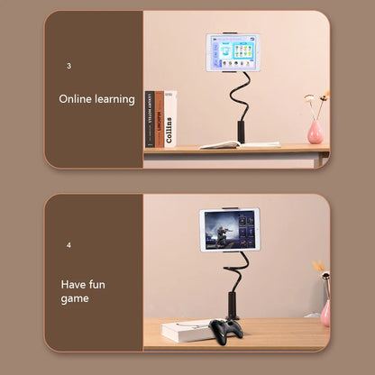 Flexible Lazy Bedside Phone & Tablet Stand — Portable Adjustable Desktop Holder for iPad & Smartphones