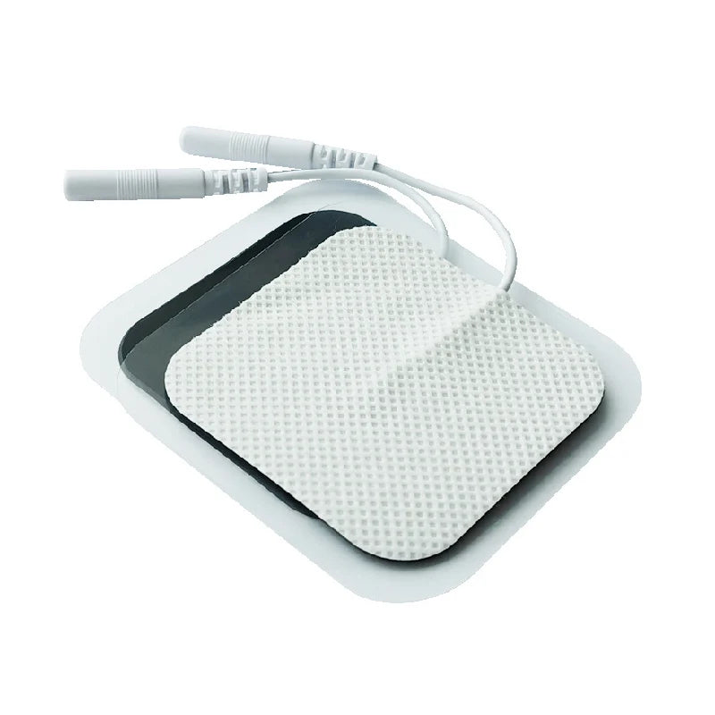 Therapeutic TENS Electrode Pads with Conductive Gel - Muscle Stimulator Massage Patches for Physiotherapy Relief & Pressure Pulse Therapy
