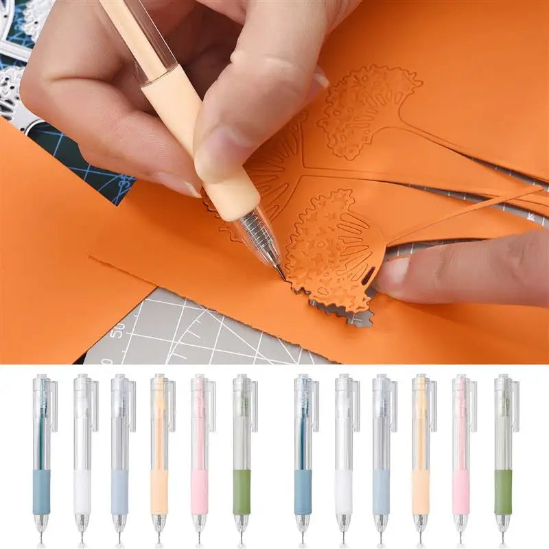 Art Utility Pen Knife - Scrapbooking Cutting Tool, Box Cutter for DIY Crafts and School Supplies
