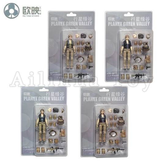 Ou Ying Studio 1/18 Planet Green Valley PGV 3.75" EFSA Female Action Figure — Anime Model Collectible