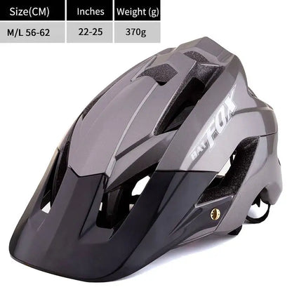 BATFOX Ultralight Bike Helmet – Molded Mountain & Road Helmet for Men, DH AM Cycling Equipment, Casco Ciclismo Bicicleta