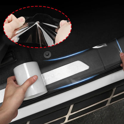 Transparent Car Door Protector – 3/5/10M Anti-Scratch Nano Tape, Glossy Clear Paint Protection Film
