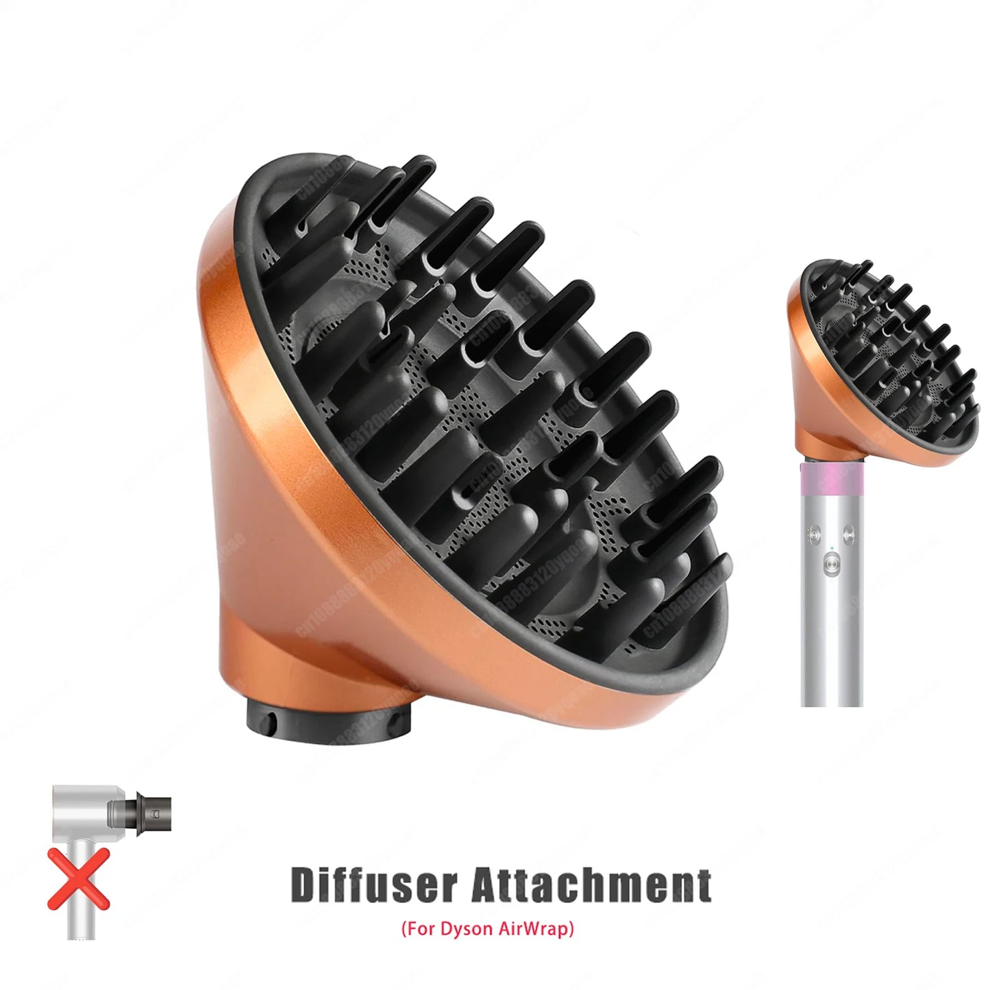 Anti-Flyaway Hair Styling Nozzle for Dyson Airwrap HS01/HS05 – Brush Attachment for Auto Curling & Dryer Accessories