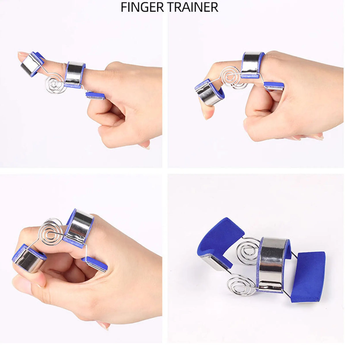 Spring Splint Spring Finger Splint — Adjustable Extension Training Aid for Finger Sp ...