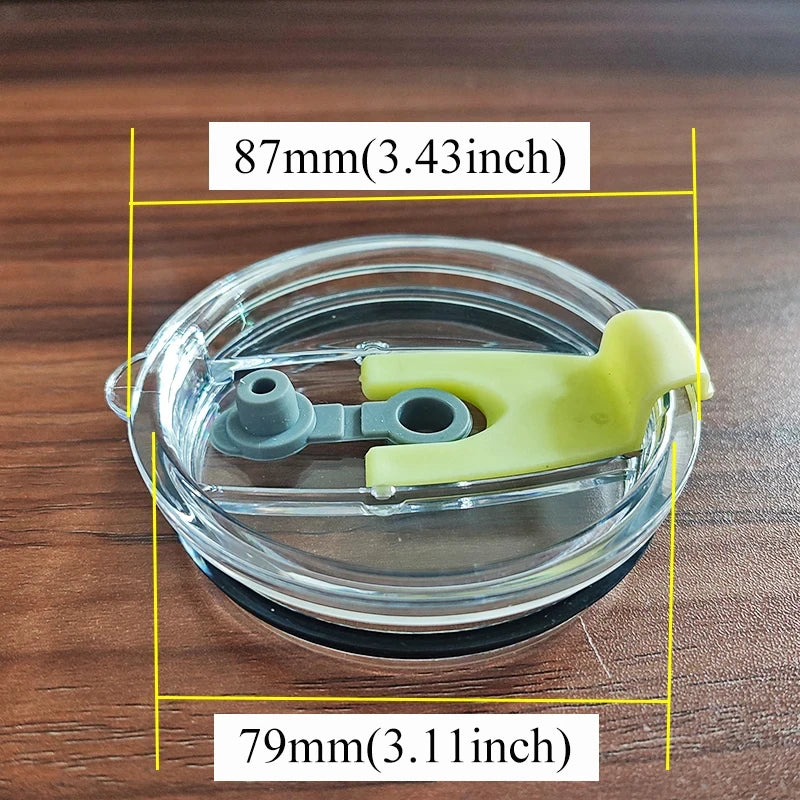 Y-Sealing Cup Lid — 12/16/20/30oz Spill-Proof Replacement for Ozark Trail, RTIC & Yeti