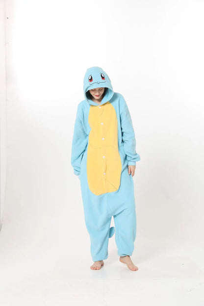 Pokémon Kigurumi Onesie — Pikachu, Gengar, Snorlax, Eevee, Squirtle, Umbreon Pajamas Cosplay Costume for Adults & Halloween Gift