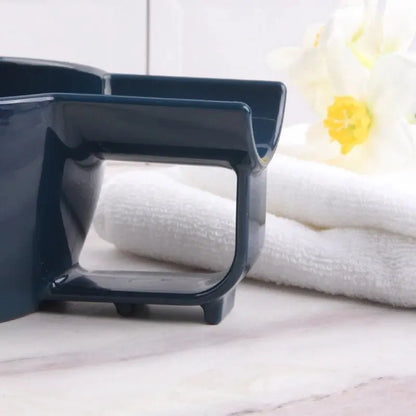 Yaqi High-Quality Dark Blue Plastic Shaving Bowl – For Men’s Shaving Brush