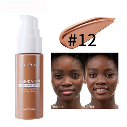 Liquid Foundation Concealer – Waterproof, Sweat-Resistant Professional Makeup Cosmetics