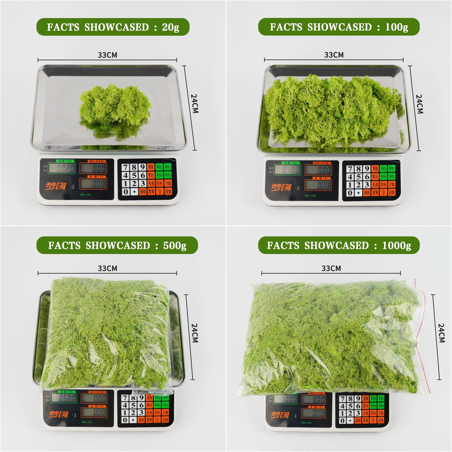 Artificial Green Plants for Eternal Life Moss DIY Crafts: Mini Landscape Fake Grass for Home, Room, and Garden Decor - Available in 20/40/100g