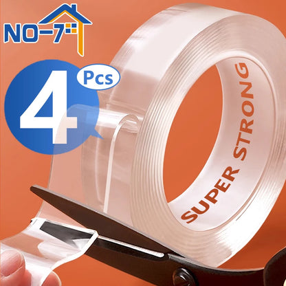 Double-Sided Nano Tape – Extra Strong, Waterproof, and Transparent Adhesive for Home Use