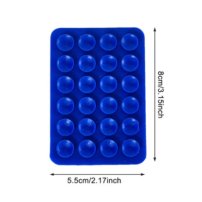 Double-Sided Silicone Suction Pad for Mobile Phone - Fixture Suction Cup with Adhesive Silicone Rubber Sucker Pad