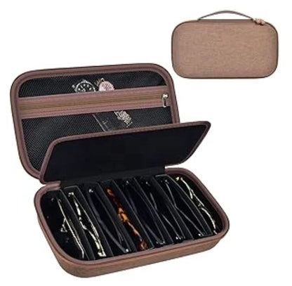 Travel Sunglasses Organizer Case for Quay Polarized Sunglasses – Men & Women Trendy Sunglass Storage Holder (Bag Only)