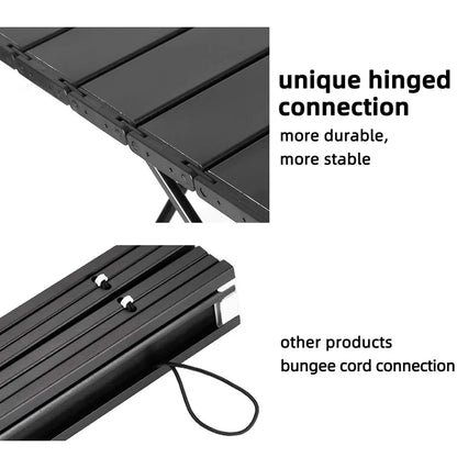 Outdoor Camping Table – Ultra Lightweight Folding Picnic, Egg Roll, Portable Coffee Table for Rent House