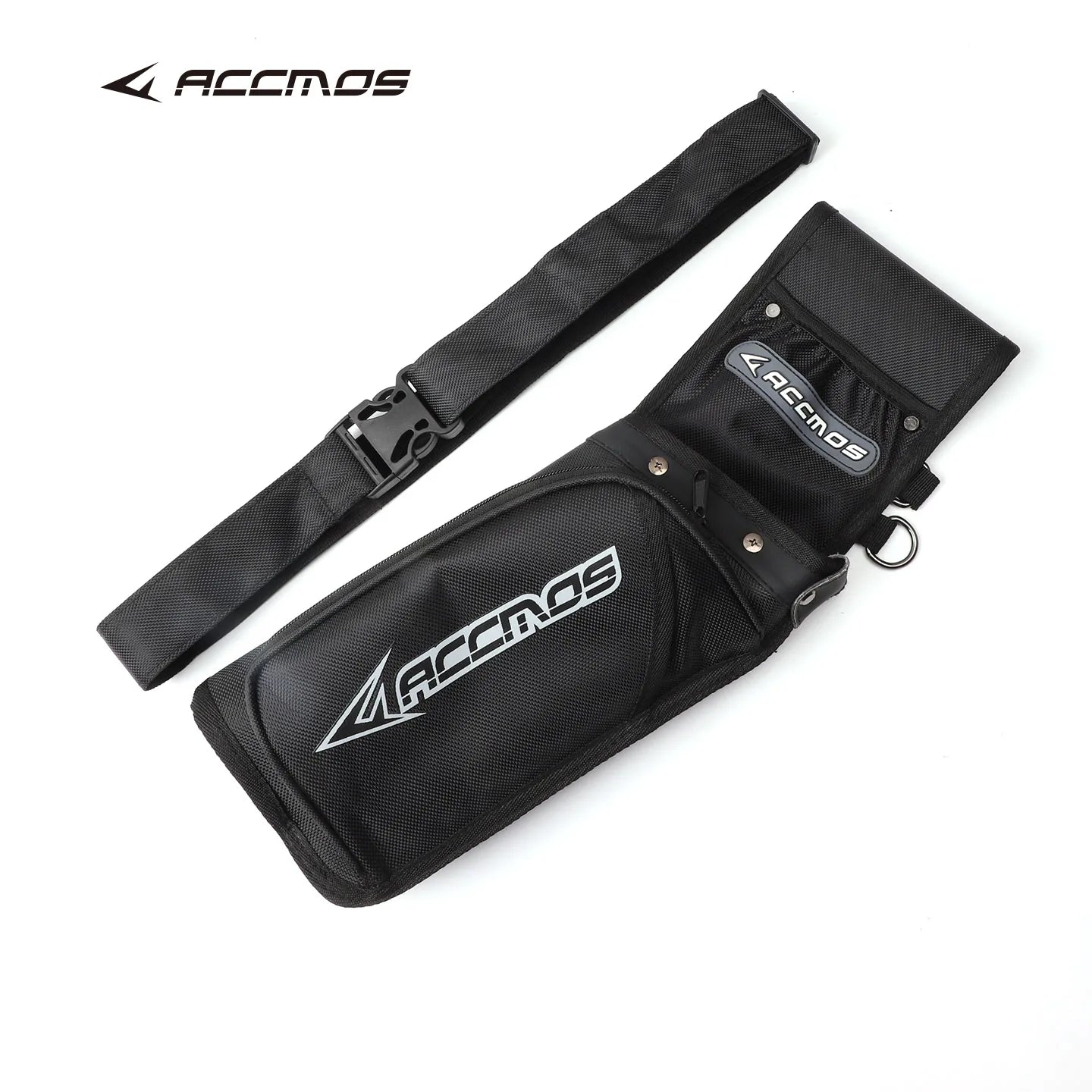 ACCMOS Right/Left Hand Arrow Quiver – Recurve & Compound Bow Holder for Hunting & Shooting