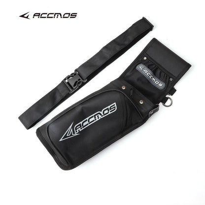 ACCMOS Right/Left Hand Arrow Quiver – Recurve & Compound Bow Holder for Hunting & Shooting