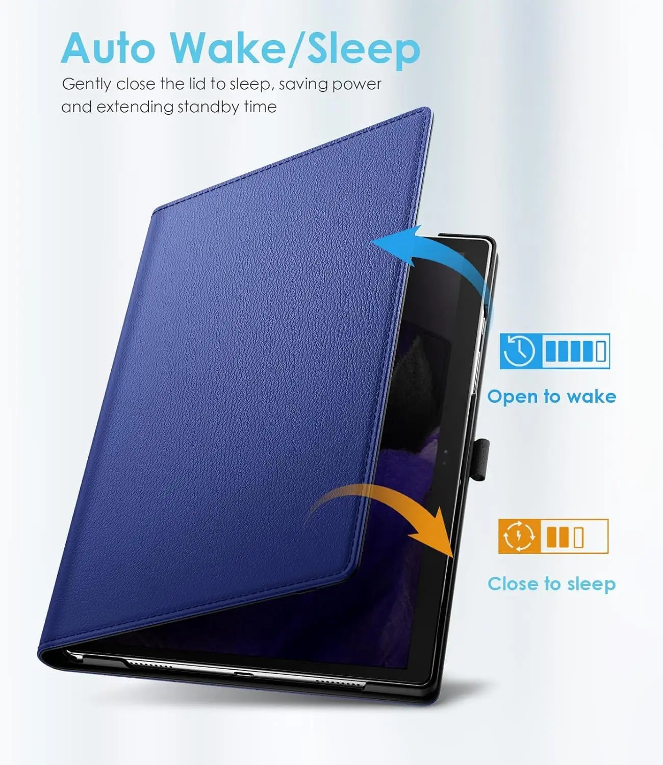 Redmi Pad 2 11″ 2025 Case — PU 360° Rotating Stand with Sleep/Wake Function Cover