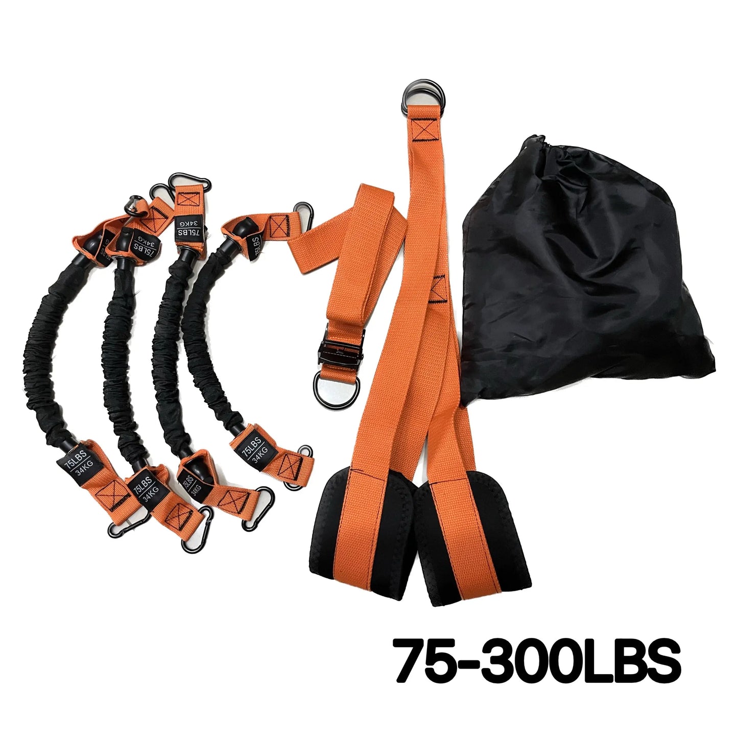 Assisted Pull-Up Bands 75-300LBS — Multifunctional Strength Training & High-Intensity Fitness Assist Belt