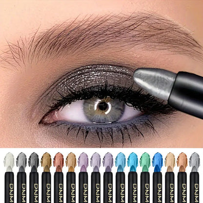16-Color Pearlescent Eyeliner – Glitter Waterproof, Long-Lasting Non-Smudge Eye Makeup