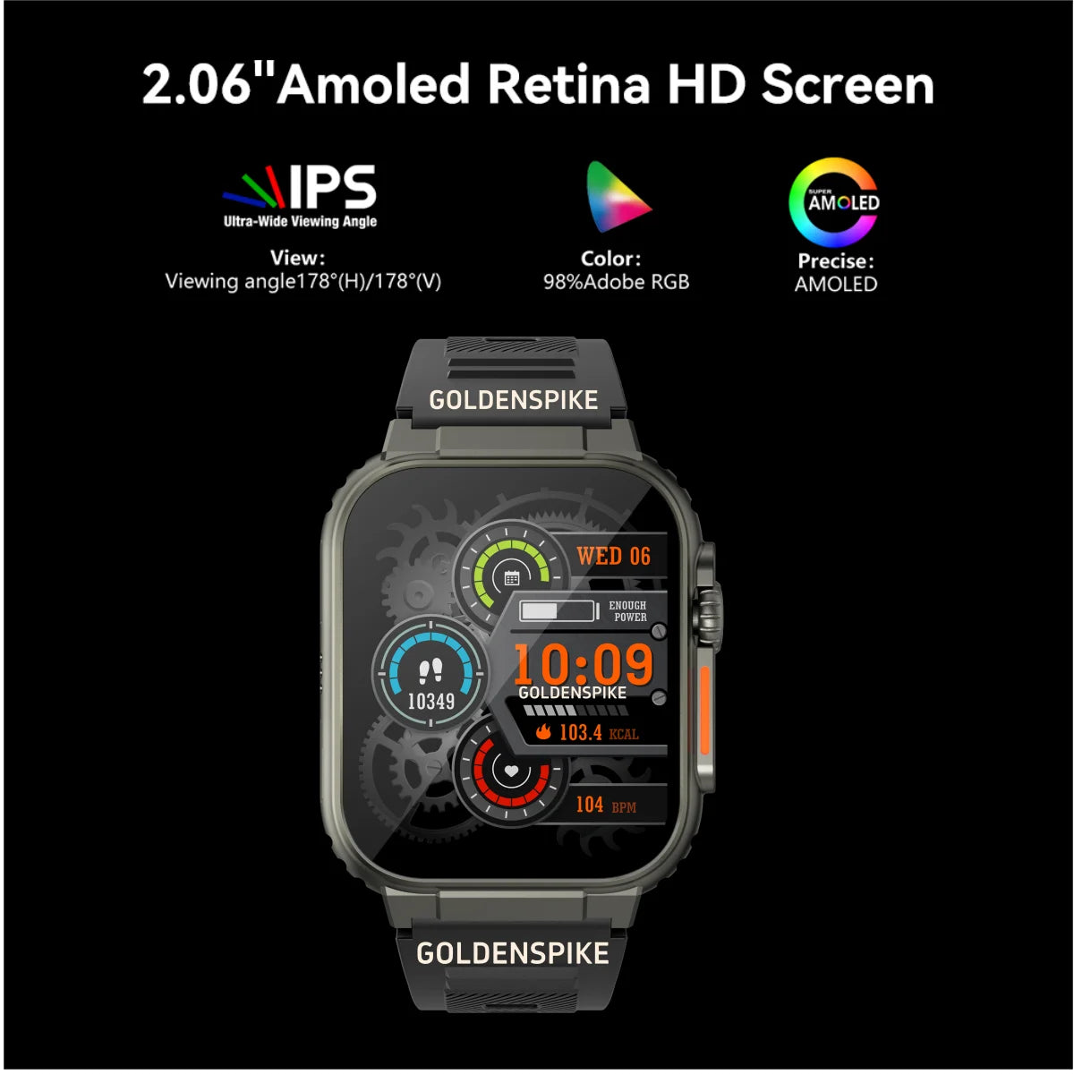 Microwear Ultra Ai3 Smartwatch – 5G, 180° Rotating Camera, Google Play, GPS, WiFi, 2.2" AMOLED HD Display, 4G Calling for Men