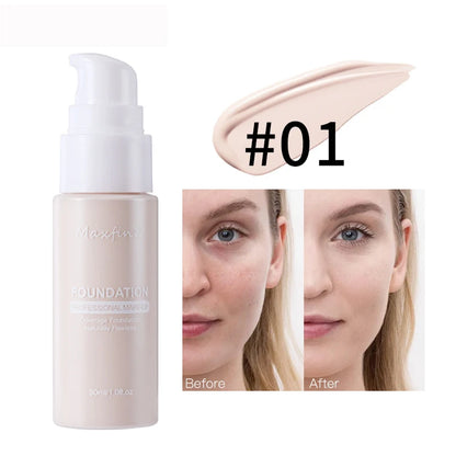 Liquid Foundation Concealer – Waterproof, Sweat-Resistant Professional Makeup Cosmetics