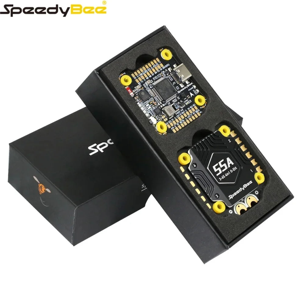 SpeedyBee F4 F405 V4 30x30 Stack – 55A/60A BLS 4-in-1 ESC, ICM42688P, Wireless Bluetooth FC for FPV Racing Drones, iNAV & Betaflight Compatible