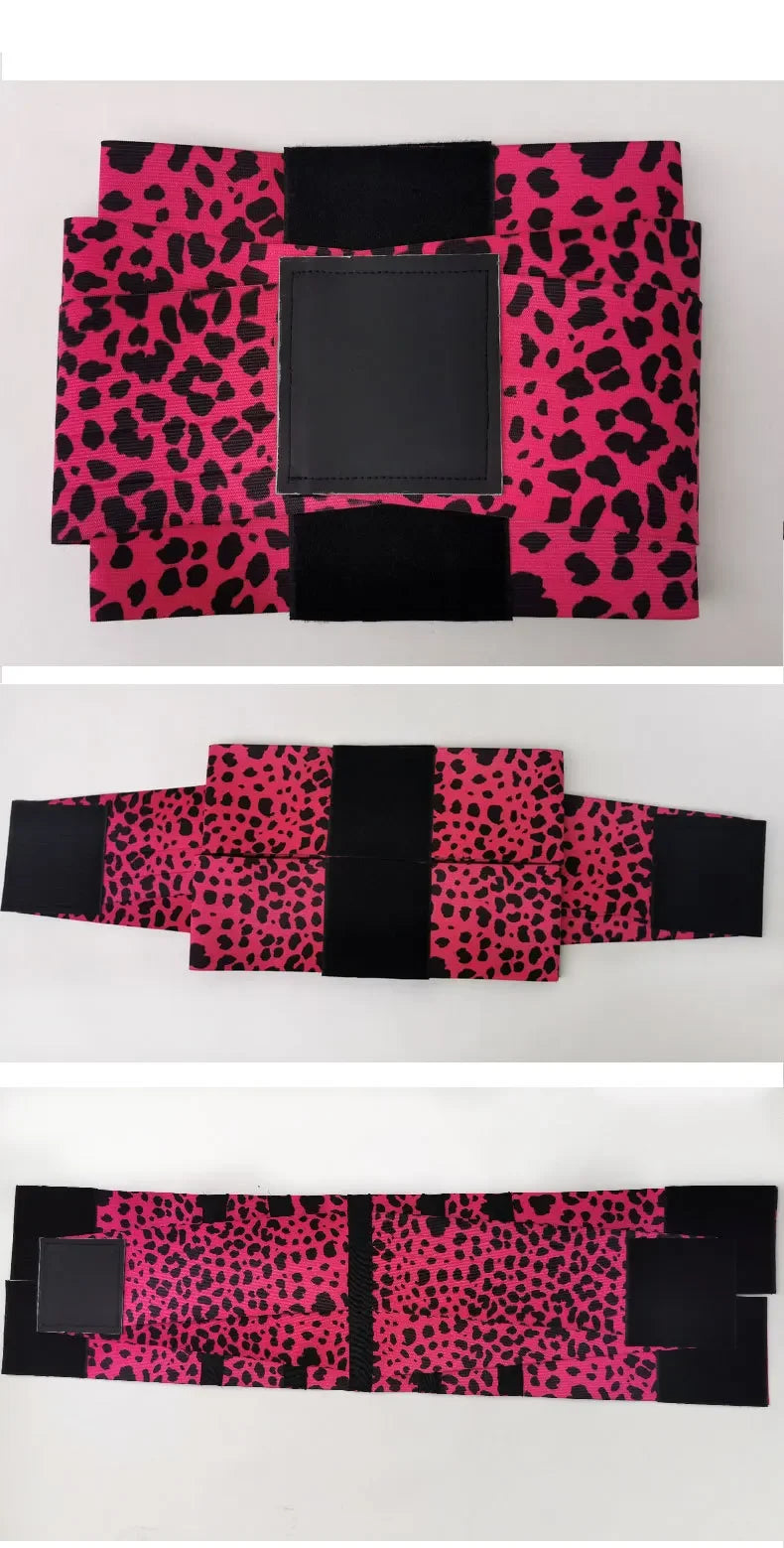 Waist Cincher Belt — Tummy Control Body Shaper with Triple Wrap Corset, Workout Sweat Band & Gym Slimming Girdle