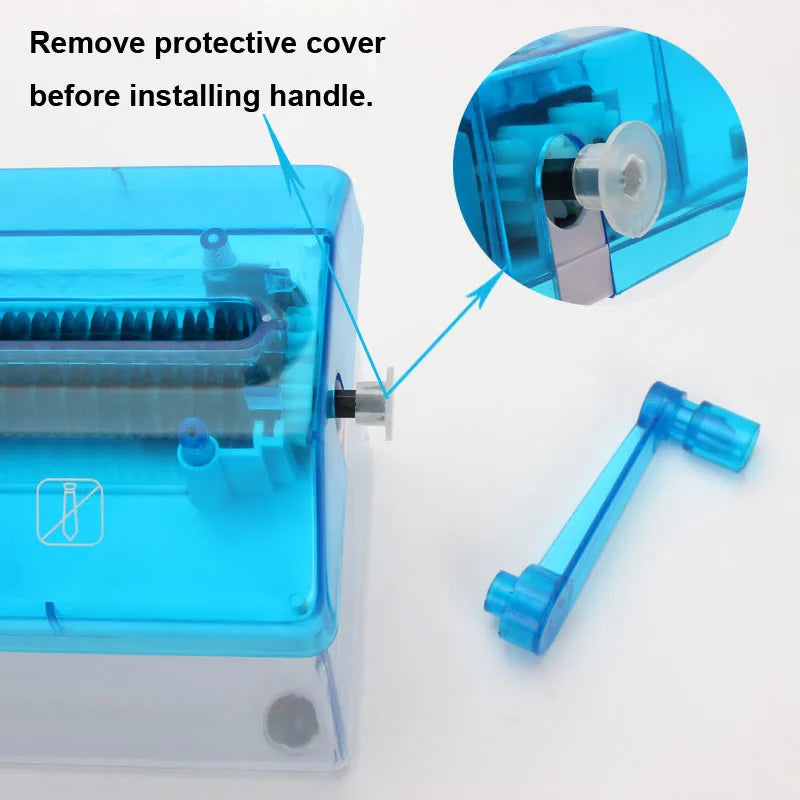 A6 Portable Mini Paper Shredder - Electric USB Battery Operated Documents Cutting Tool for Home Office