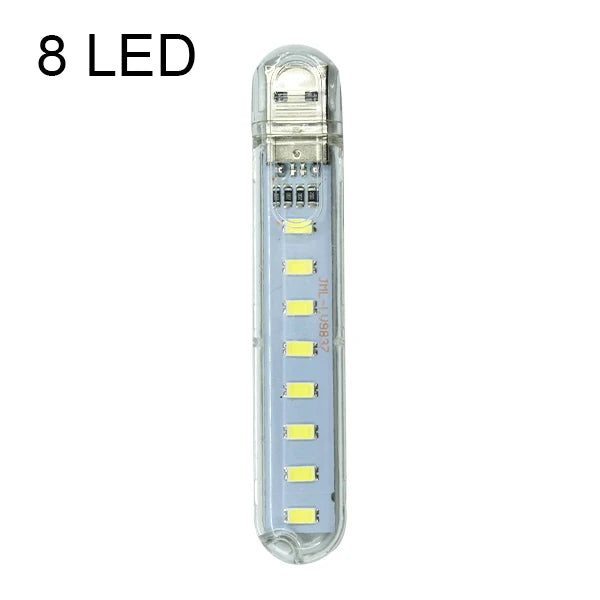 Mini Portable LED USB Light – Touch Sensor Desk Lamp with 3/8/24 LEDs for Reading, PC, Laptop & Power Bank Lighting