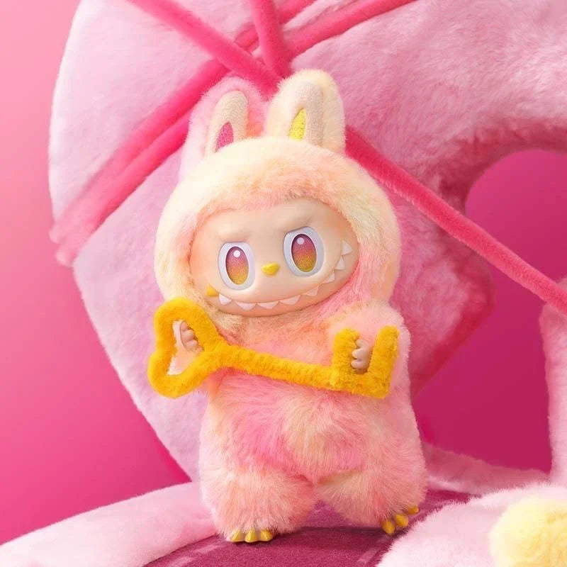 POPMART Labubu Macaron 3rd Gen Vinyl Plush Pendant – High-Energy Blind Box Doll Collection