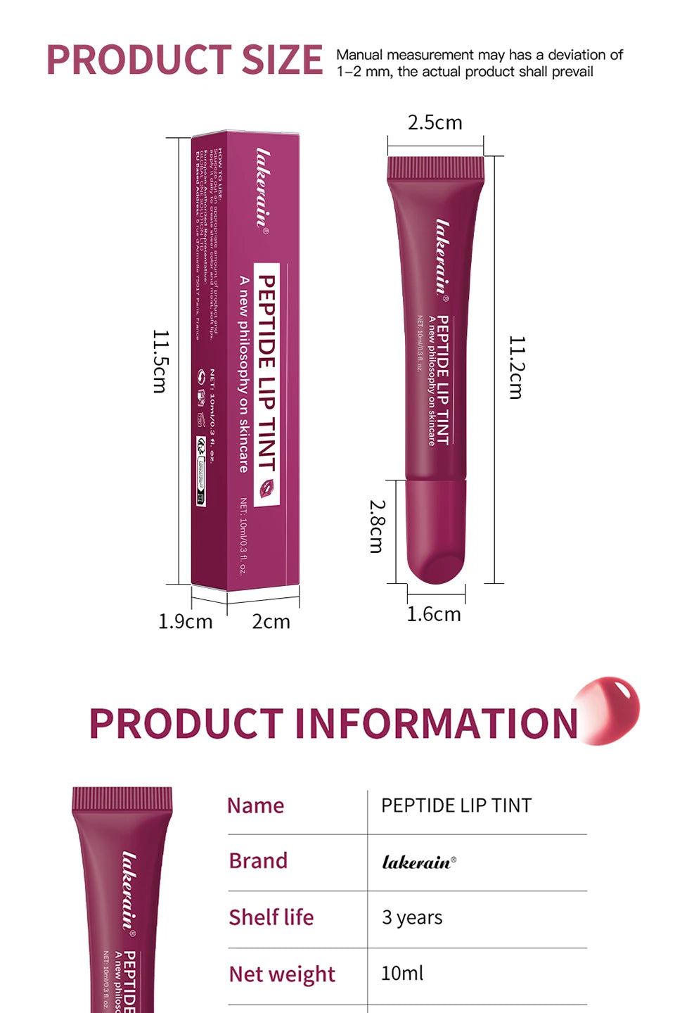 10ml Mirror Lip Glaze – Moisturizing Jelly Lip Oil for Hydration, Protection & Long-Lasting Shine