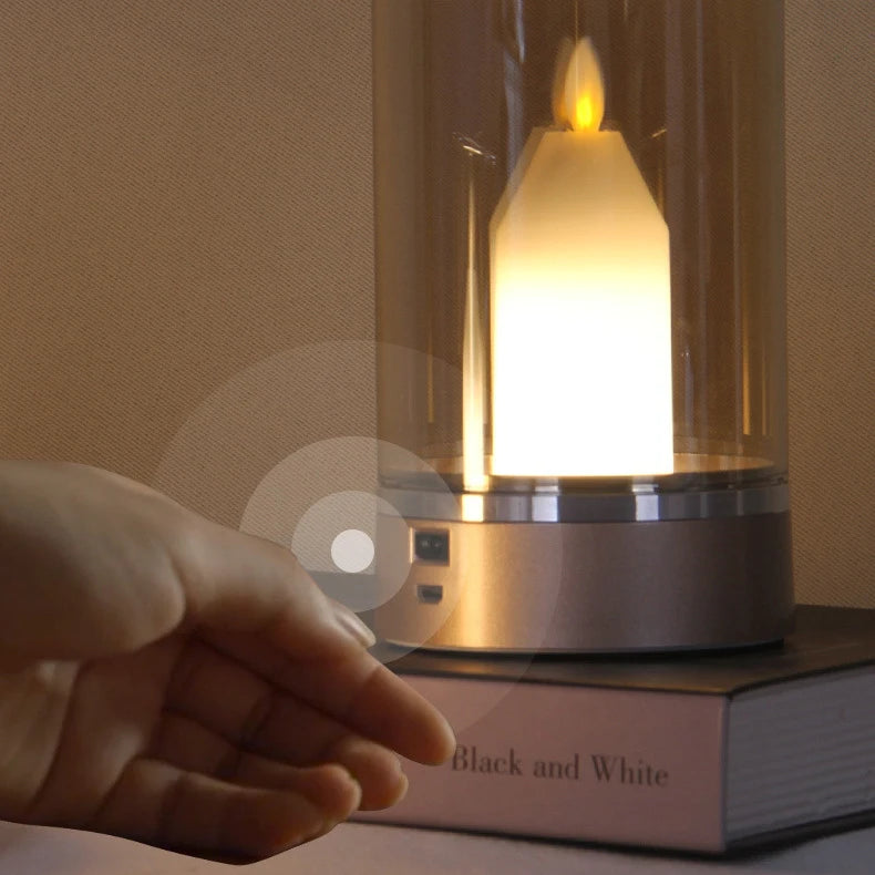 GGbingo LED Night Light – PIR Motion Sensor Candlelight with USB Charging & Auto Switch