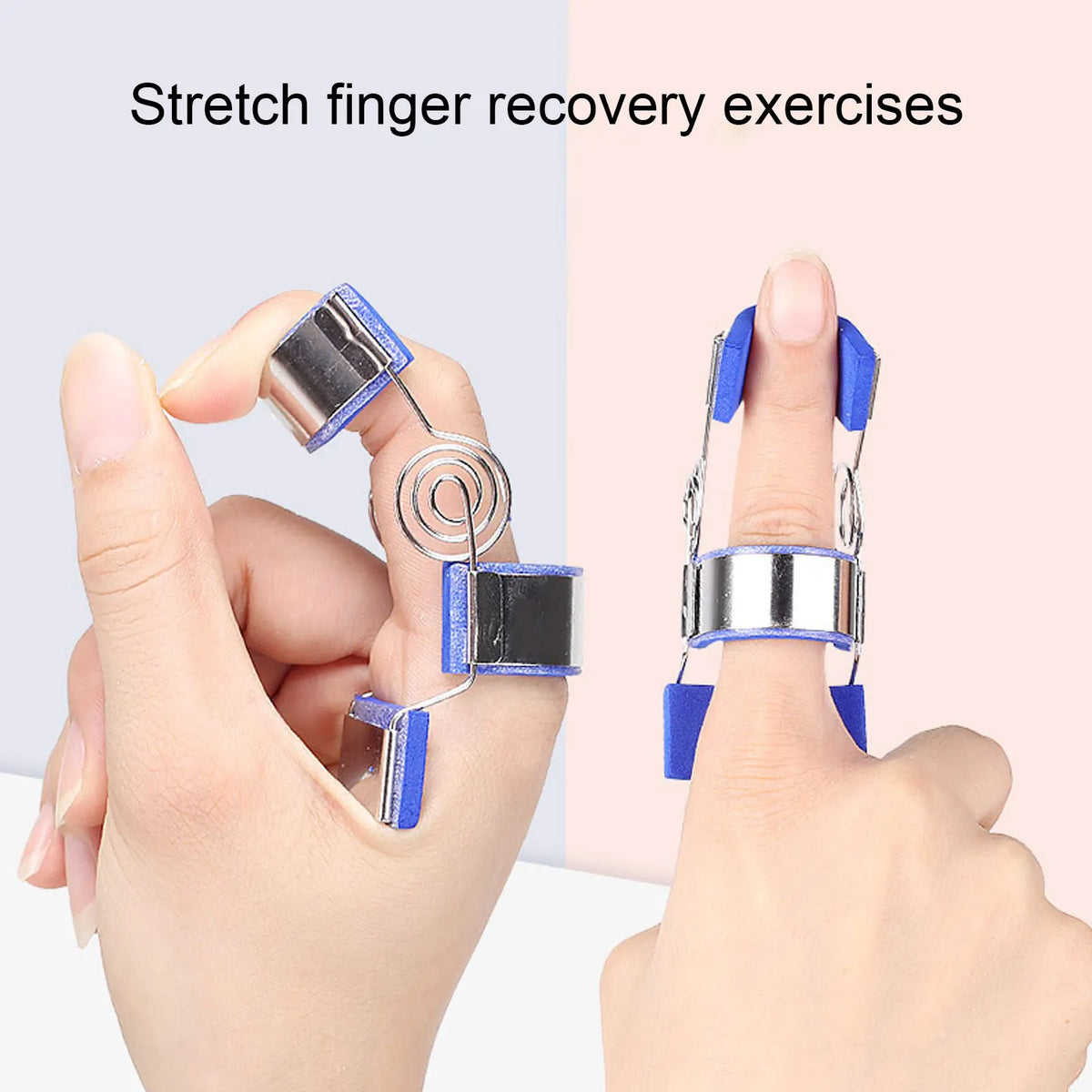 Spring Extension Splint Spring Finger Splint — Adjustable Extension Training Aid for Finger Sp ...