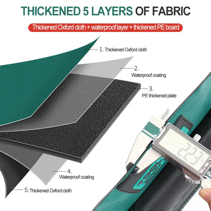 23-inch Large Capacity Waterproof Tool Bag – Thickened 1680D Oxford Electrician Storage