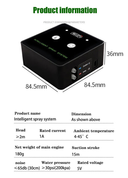 WiFi Rainforest Sprayer — Automatic Timed Mist System Kit for Reptiles & Irrigation