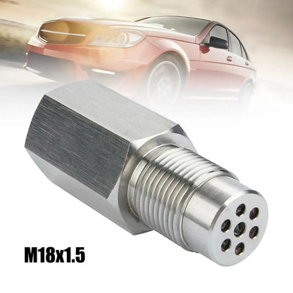 M18X1.5 Oxygen O2 Sensor Spacer Adapter – Universal Stainless Steel Extension Filter for CEL & Check Engine Light