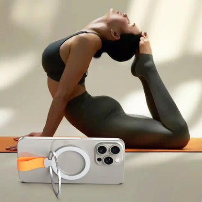Strong Magnetic Magsafe Phone Holder: Magnet Stand with Strap Bracket for iPhone 13, 14, 15, Samsung - New Accessories