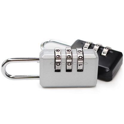 Small 3-Digit Combination Lock – Luggage, Backpack, Toolbox & Locker Padlock for Travel and Security