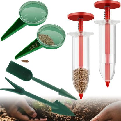 Mini Manual Seeder – Adjustable Handheld Gardening Tool for Planting Seeds, Flowers & Small Plants