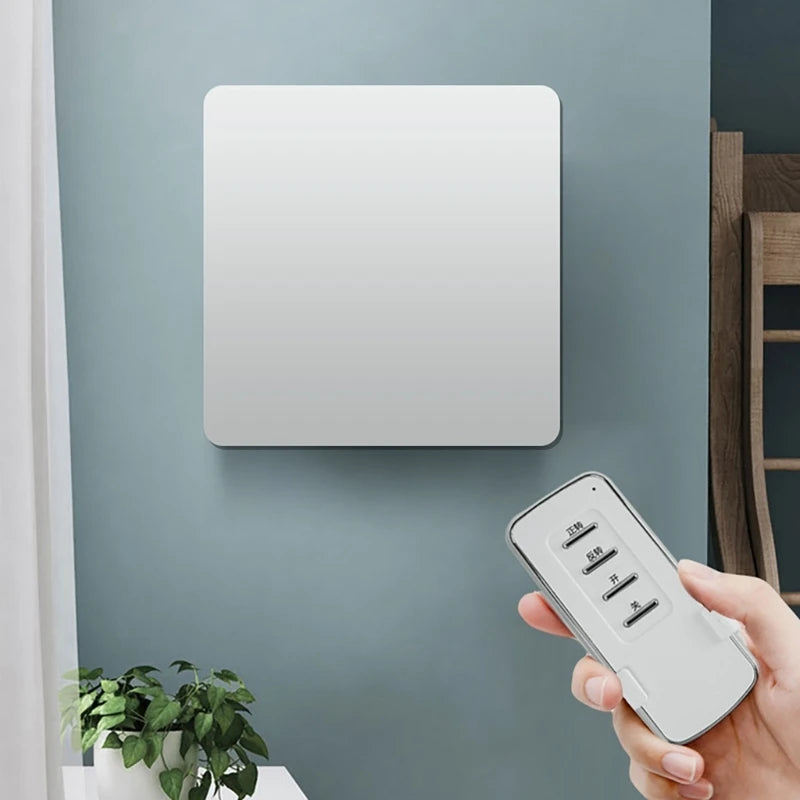 Remote Control Window & Wall Exhaust Fan — Low-Noise Kitchen & Bathroo ...