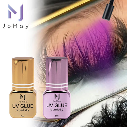 JOMAY UV Eyelash Glue 4 Colors – Fast-Dry, Strong, Long-Lasting & Waterproof Adhesive