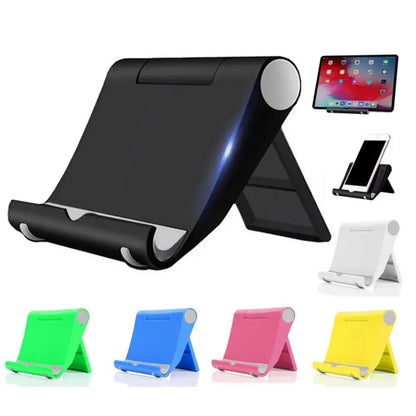 Foldable Cell Phone Tablet Desk Stand Holder: Smartphone Mobile Phone Bracket - Convenient Phone Stand